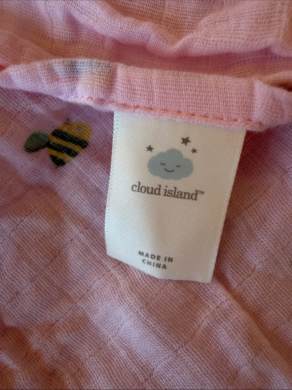 Cloud Island Muslin Swaddle Blankets Set of 3 Blue Pink 47x47